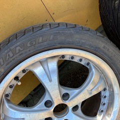 千葉　メーカー不明　ドリケツ　17インチバリ山トライアングル　２本　7.5J+40 5Hの画像