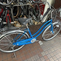 ★美品★26インチ　LEDオートライト付き　ブルーの画像