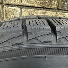 【値下げ】DUNLOP  スタッドレスタイヤ ホイール付き4本セット 265/70R17 Jeep ランクルの画像