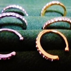 新品6点セット/カフスリングー耳カフスや指の指輪にの画像