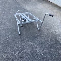 アルミ製　一輪車　2輪車のフレームの画像