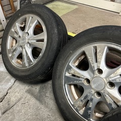 155/65R13タイヤ　　ホイール13x4.5 オフセット45の画像