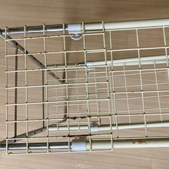 ランドリーラック 洗濯機ラック ランドリー収納 洗濯機収納 伸縮 縦型 ホワイトの画像