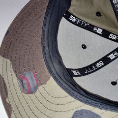 New Era 59FIFTY カモフラ ヤンキース キッズ レディース ニューエラの画像
