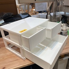 【引出し Nインボックス レギュラー 2段】【ニトリ】クリーニング済み【管理番号】  1121 橋の画像