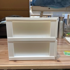 【引出し Nインボックス レギュラー 2段】【ニトリ】クリーニング済み【管理番号】  1121 橋の画像