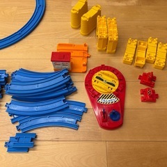 プラレール、電車セットの画像