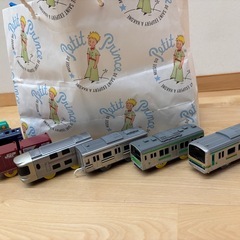 プラレール、電車セットの画像