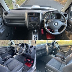 スズキ ジムニー グレードXC 平成17年 JB23W 4WD オートマ 13万キロー台 リフトアップ レカロシート 車検日令和8年12月まで ルーフキャリアの画像