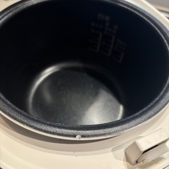 YAMZEN 山善 炊飯器　ホワイトの画像