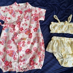 ベビー服、水着8点の画像
