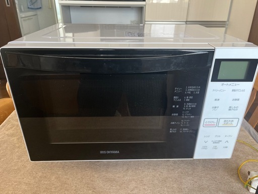 アイリスオーヤマ オーブンレンジ MO-F1807-W
