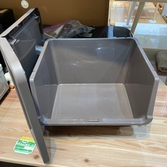 【インテリアキャリコ収納ケース】クリーニング済み【管理番号】  1121 橋の画像