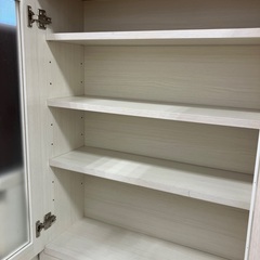 【軽トラック90分無料貸出サービス有】吉川木工　ロータイプ食器棚の画像