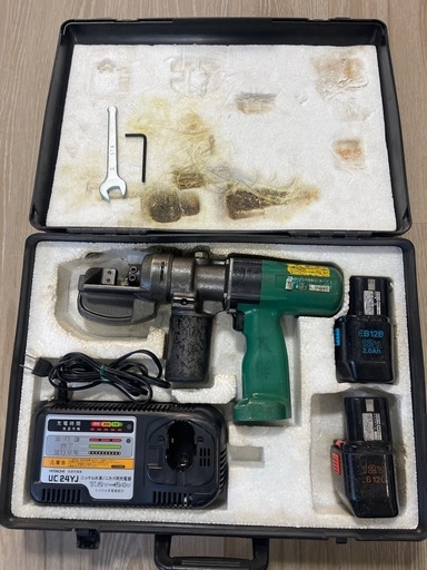 イクラ DC12 充電式鉄筋カッター 本体・バッテリー・充電器セット