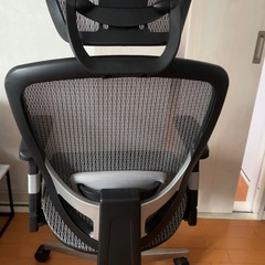 ZHT T703LS　オフィスチェア 椅子 可動式アームレスト ヘッドレスト付き メッシュ 高さ調整可　　 の画像