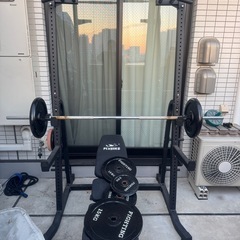 バーベルトレーニングセットの画像