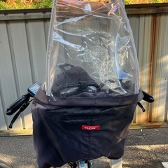 自転車チャイルドシート前乗せの画像