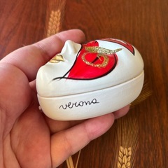 イタリア　ヴェネチアベローナの仮面小物入れの画像