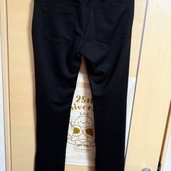 COMME CA ISM ブラック パンツ XLの画像