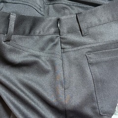 COMME CA ISM ブラック パンツ XLの画像