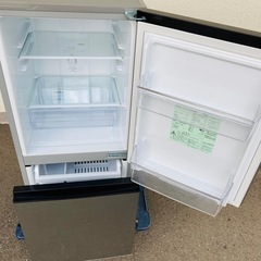 AQUA アクア　ノンフロン冷凍冷蔵庫　AQR-J13K(S)形　126L 2020年製　動作確認品　難有りの画像