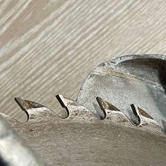 【動作品】日立 電気丸ノコ PS-15A 大型 382mm 木工用 丸鋸 ヴィンテージ工具の画像