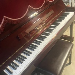 アップライトピアノ　カワイ　kl-502 ワインレッド 中古　 熊谷の画像