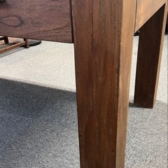 【26日まで】TEQUiLA&KOLA チーク無垢材 高級デスク（幅180cm）千駄ヶ谷 ※要搬出の画像