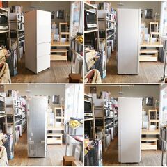 パナソニック Panasonic  冷蔵庫（365L・右開き） 3ドア ガラスドア   ホワイト NR-C372GN-W  2021年製の画像