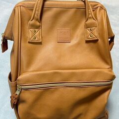 anello  アネロ  ２WAY　バックパック　キャメルベージュ　の画像