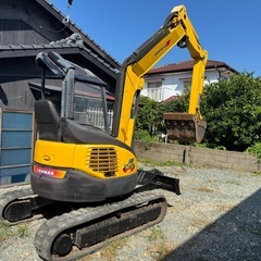 ヤンマーユンボ中古　バックホー値段交渉
の画像