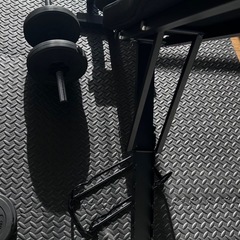 HANA SUNOU トレーニングベンチ 黒の画像