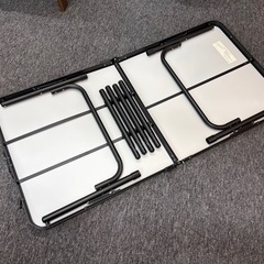 折りたたみテーブル 2台セット キャンプテーブル アウトドア 中古美品 直接引取りの画像