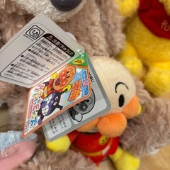 【新品】シェリーメイ、プーさん、ダンボ、アンパンマンのぬいぐるみの画像