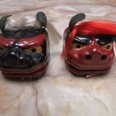 獅子頭　置物の画像