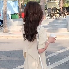 新品❤️ ベージュ シャツワンピース 半袖 ウエストリボン付き　XLサイズの画像