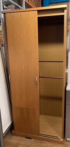 ミラー付 ワードローブ 幅85cm 中古