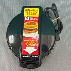 【お売りします】Hamilton Beach ハミルトンビーチ ブレクファストサンドイッチメーカー ST29の画像