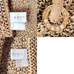 【未使用級】ANTEPRIMA アンテプリマ ワイヤーバッグ トートバッグ エナメルキャメルの画像