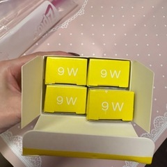 ネイルUVランプ9Ｗ　4本セットの画像