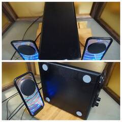 TUNETECH 2.1chスピーカー、テレビやスマホのイヤホンジャックに差すだけで、大迫力音でクリアな音に驚かれると思います☆彡３０日保証の画像