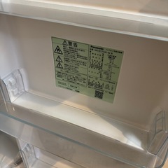 【美品】パナソニック 168L 2ドア冷蔵庫 NR-B17CW（ホワイト）の画像
