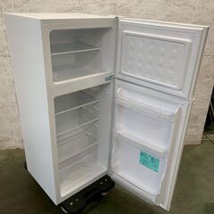 【Haier】 ハイアール 2ドア ノンフロン冷凍冷蔵庫 JR-N130C 動作確認済み 130L キッチン 2023年製 ホワイト A0882の画像