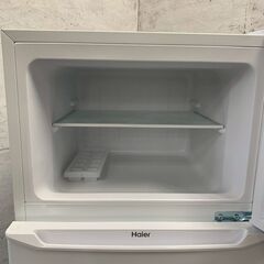 【Haier】 ハイアール 2ドア ノンフロン冷凍冷蔵庫 JR-N130C 動作確認済み 130L キッチン 2023年製 ホワイト A0882の画像