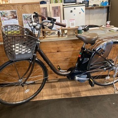 取り引き中【訳あり！Panasonic ViVi電動アシスト後輪チューブ新品！】内装3段　26インチ自転車　ブラウンの画像