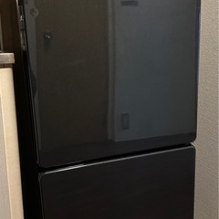 【保証付】2ドア冷蔵庫 110L　ブラックの画像