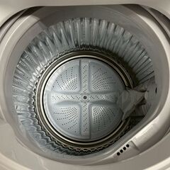 【SHARP】 シャープ 縦型洗濯機 ES-GE55K-B 5.5kg 2010年製 動作確認済み 全自動電気洗濯機 生活家電 洗濯機 ホワイト A0880の画像