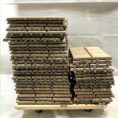 INAX ジョイントタイル タイル タイルユニット 陶器 9.5cm×9 ベランダ おまとめ ジャンク セット DIY LIXILの画像