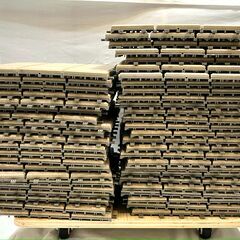 INAX ジョイントタイル タイル タイルユニット 陶器 9.5cm×9 ベランダ おまとめ ジャンク セット DIY LIXILの画像